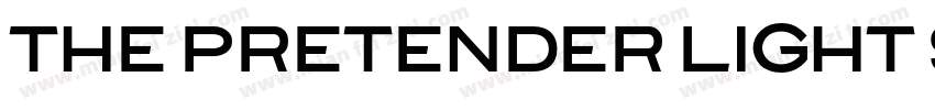 The Pretender Light Sans字体转换